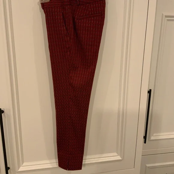 Banana Republic ankle slit cigarette pants
